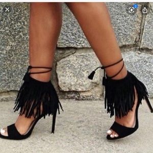 Zara fringe sandals